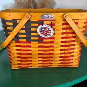 64th anniversary patriotic Longaberger basket